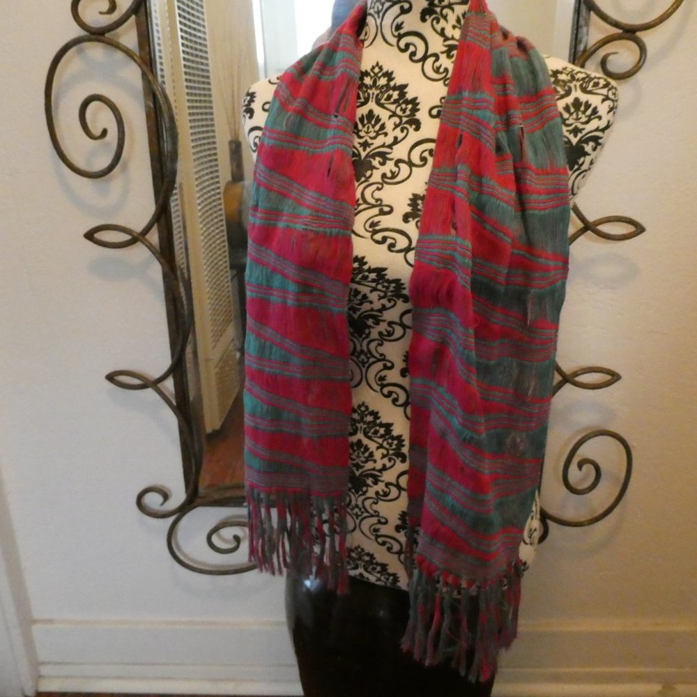 Scarf Woven by Karan Long-neck Tribe, Myanmar